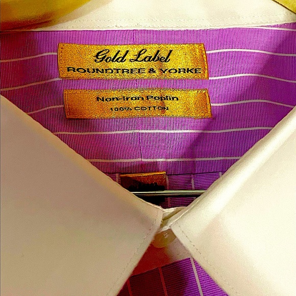 Bundle special Gold label-ENRO white collar button shirt - Picture 6 of 11